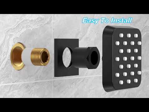 How to Install Shower Body jet- Bostingner 3 Inch Large Body SprayJets Review