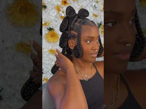Tried something different and I love the turnout  | trending style #trending #braidstyles  #braid