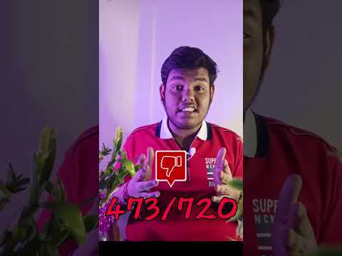 I scored 473/720 in my NEET mock test | Don't Lose Hope | New Year Message for all #neet aspirants
