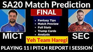 MICT vs SEC Dream11 | MICT vs SEC Dream11 Prediction | Dream 11 Team |  #MICTvsSEC