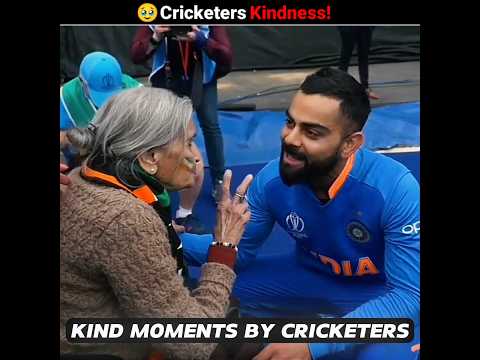 Kindest Moments Of Cricketers..!! 🥹