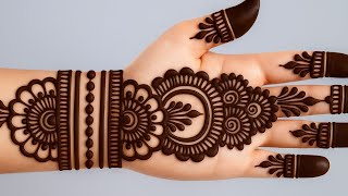 Simple Front Hand Mehndi Design। Navratri Special Mehndi Design। Mehndi ka Design। Mehndi Design ।