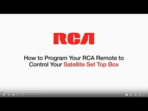 Satellite TV Remote Control Direct Code Programming