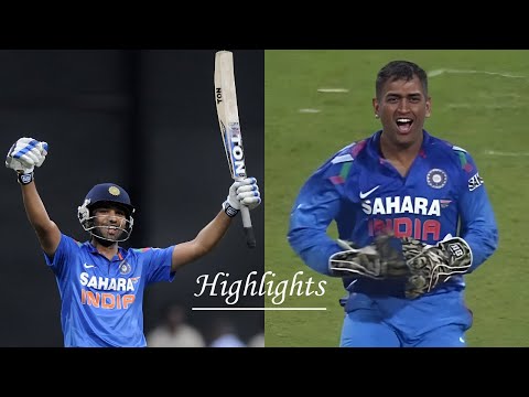 India win SIXATHON with Rohit's 209, Dhoni's 62 | IND vs AUS 2013 | 7th ODI Bangalore Highlights