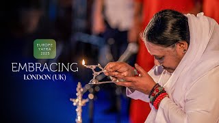 Amma Embraces London, England: Europe Yatra 2025