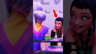 Mystery Saja LIKES Zoey?! 😱🔥 | Kpop Demon Hunters #shorts #kpopdemonhunters