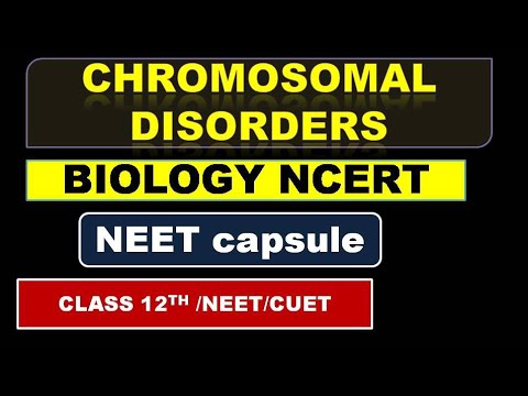 chromosomal disorders ncert biology class 12th |#neetcapsule #neet2023 #neetbiology