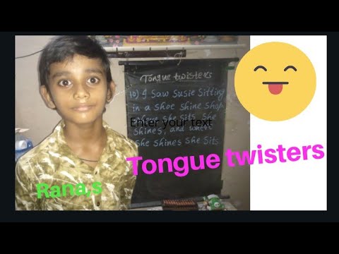 TONGUE TWISTERS funny