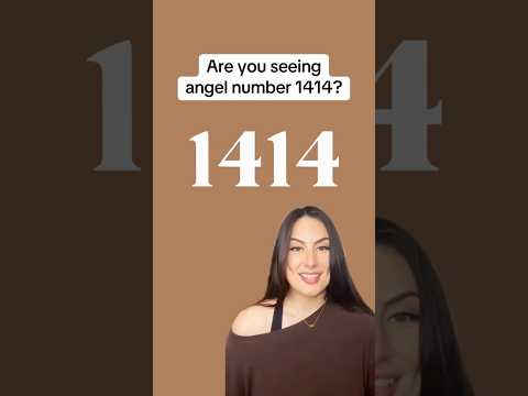 Are you seeing angel number 1414? 😇 #angelnumbers #spirituality #shorts