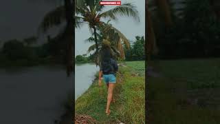 മഴ ആസ്വദിച്ച് Nimisha Sajayan ❤❤❤
