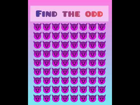 find the odd emoji 😈 in 5 Seconds 🔥#findtheodd#challenge#shorts