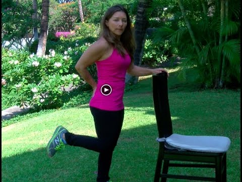 Spinal Stabilization   Standing Knee Bends