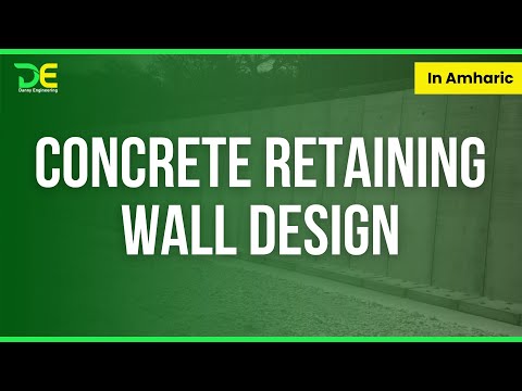 Concrete Retaining Wall Design