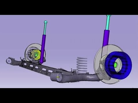 Car Model in ADAMS by Matlab Solutions | MatlabHelpOnline.com