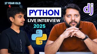 Python Django developer live interview | 17 Years old Django Developer Interview