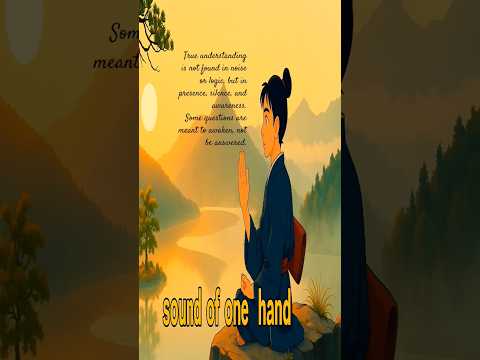 Sound of one hand #wisdomofstories,#motivation, #lifelessons,#shorts ,#shortstory,