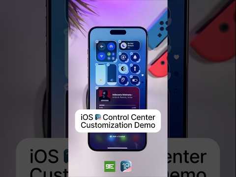 iOS 18 Hands On with the New Control Center Customization - Incredible Update by #Apple #ios18