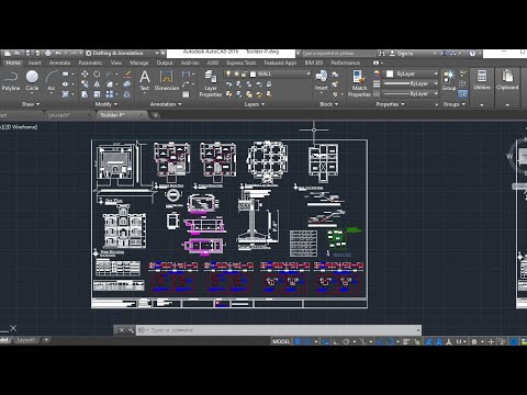 How to draw beam in AutoCAD