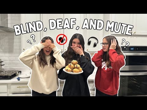 BLIND, DEAF, AND MUTE BAKING CHALLENGE