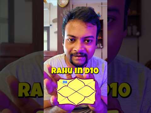 Rahu in All 12 Houses in D10 Dasamansa Chart in Astrology | Rahu in D10 #rahu #astrology