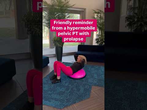 Friendly reminder to engage your pelvic floor! #pelvicfloorexercise #bosu