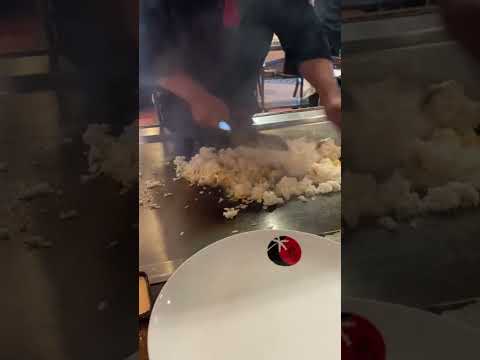 Fried rice on teriyaki