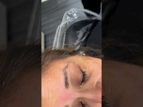 Eyebrows waxing mature skin✨#waxing #eyebrow#shortvideo
