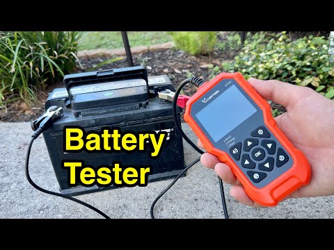How to test 12-volt car battery - car battery tester review VDIAGTOOL BT500
