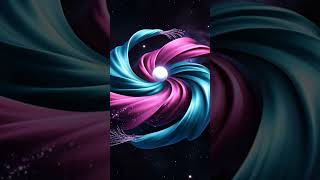 Ethereal Ribbon Flow 🌌 | Hypnotic Colors in Space #oddlysatisfying #calmingcontent #relaxing