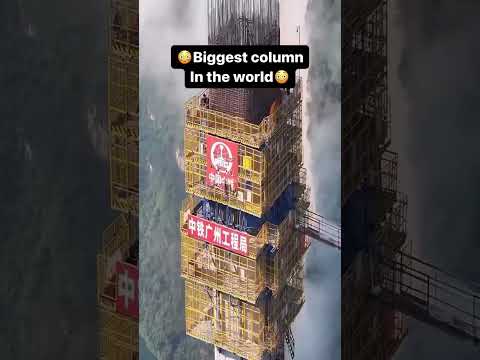 The World’s Biggest Column// #shorts #viralshorts #shortsvideo #structurexpvtltd #engineering