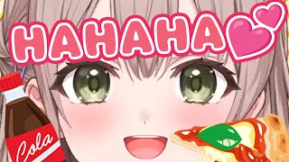 Sayaka eating Pizza...HAHAHA💕