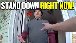 Cop Forces Entry Without A Warrant and THREATENS To Arrest Citizen