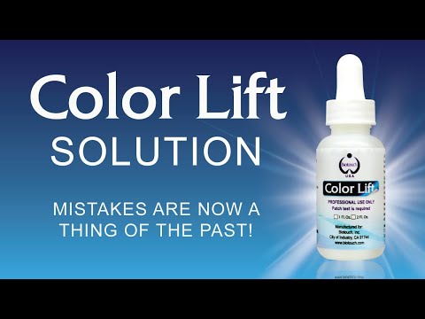Biotouch Permanent Makeup Color Lift (Pigment Removal) and Camouflage Tutorial