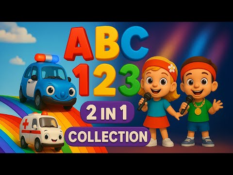 Learn Vehicles, Colors & Numbers 🎶 Fun Kids Song | Cars + Counting 1–10#kidssongs  #learningforkids