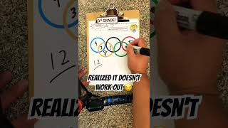 This Olympic Math Problem is INSANE 😱 #matholympiad #matholympics #mathchallenge #3rdgrademath