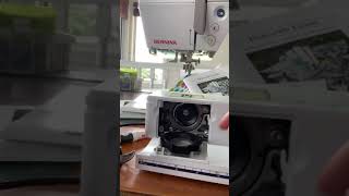 Bernina 770 Bobbin race hook clean , oil and placement quick hint.
