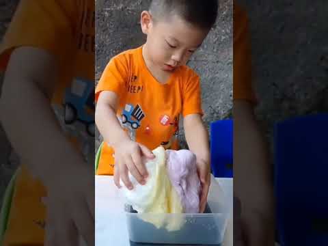 Playing Cotton Candy,  Water Balloons #youtubeshorts #kontenkreator #contentcreator