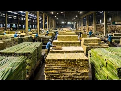 Inside Mega Wood Factory Transform Logs to Masterpieces - Amazing Stunning Woodworking Skills