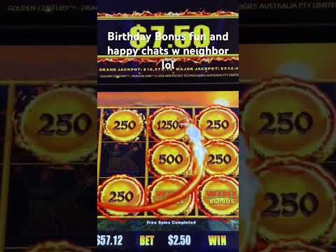 Birthday Bonus fun  low rollin on #goldencentury #dragonlink Apr 28