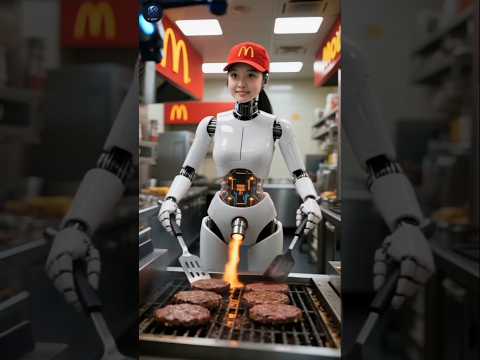"McDonald’s Hired THIS Robot – Humans Shocked!" #Shorts #Humanoidrobot #RobotTest #Robotics