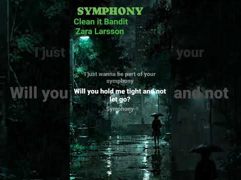 SYMPHONY by Clean it Bandit ft Zara Larsson #songlyrics #lyricoholic #lyrics #lyricsforyou