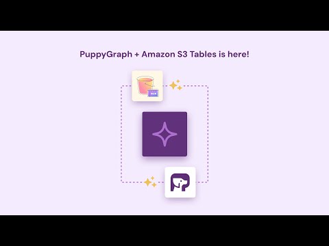 PuppyGraph now supports Amazon S3 Tables
