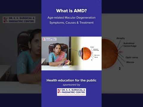 What is AMD? Age-related Macular Degeneration | Symptoms, Causes & Treatment | #shorts