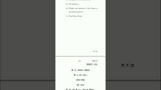 IGNOU BHIC-131 PREVIOUS YEAR QUESTION PAPER || Bhic 131 question paper 2022 #ignou #bapsh