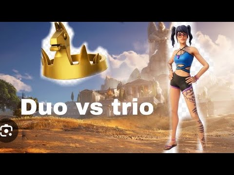 Playing Duos In a Trio Lobby (Fortnite)(Gameplay)(Ft @glitchcommander247 )