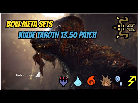 [MHWI] 13.50 Bow Meta Sets - DPS and Comfort Builds