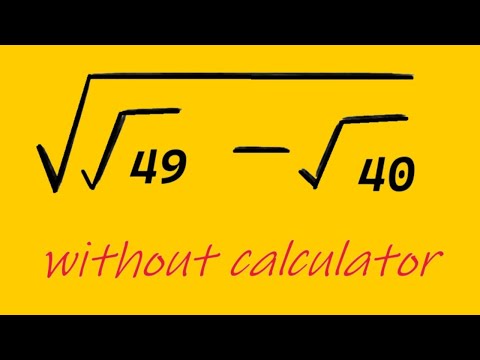 A Nice Square Root Math Simplification | No Calculator 📵 | Math Olympiad |You Should Know this Trick