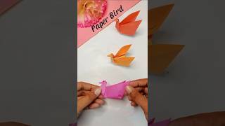 Paper Bird Tutorial #paperbird #howtomakepapercraft #papercraftdiy #easycraftideas #classproject