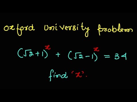 An Oxford problem on exponent| University Entrance Math Question