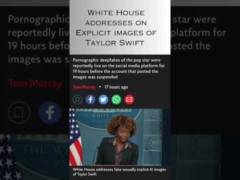 Beware of Use of AI.Deepfakes Images of Taylor Swift #taylorswift #deepfake_technology #aimage